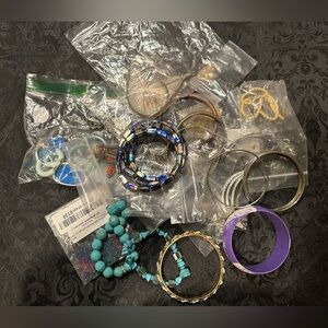 Jewelry Lot #113
As-is treasures from storage. 
Unmarked and wearable